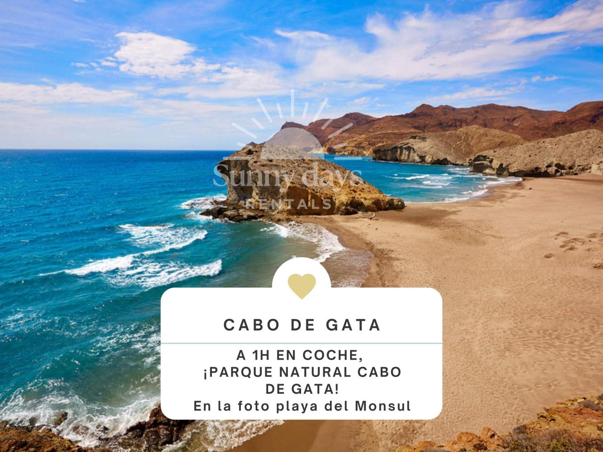 Acogedor Apartamento A 30 Metros De La Playa - Wifi - Smarttv Almería Esterno foto