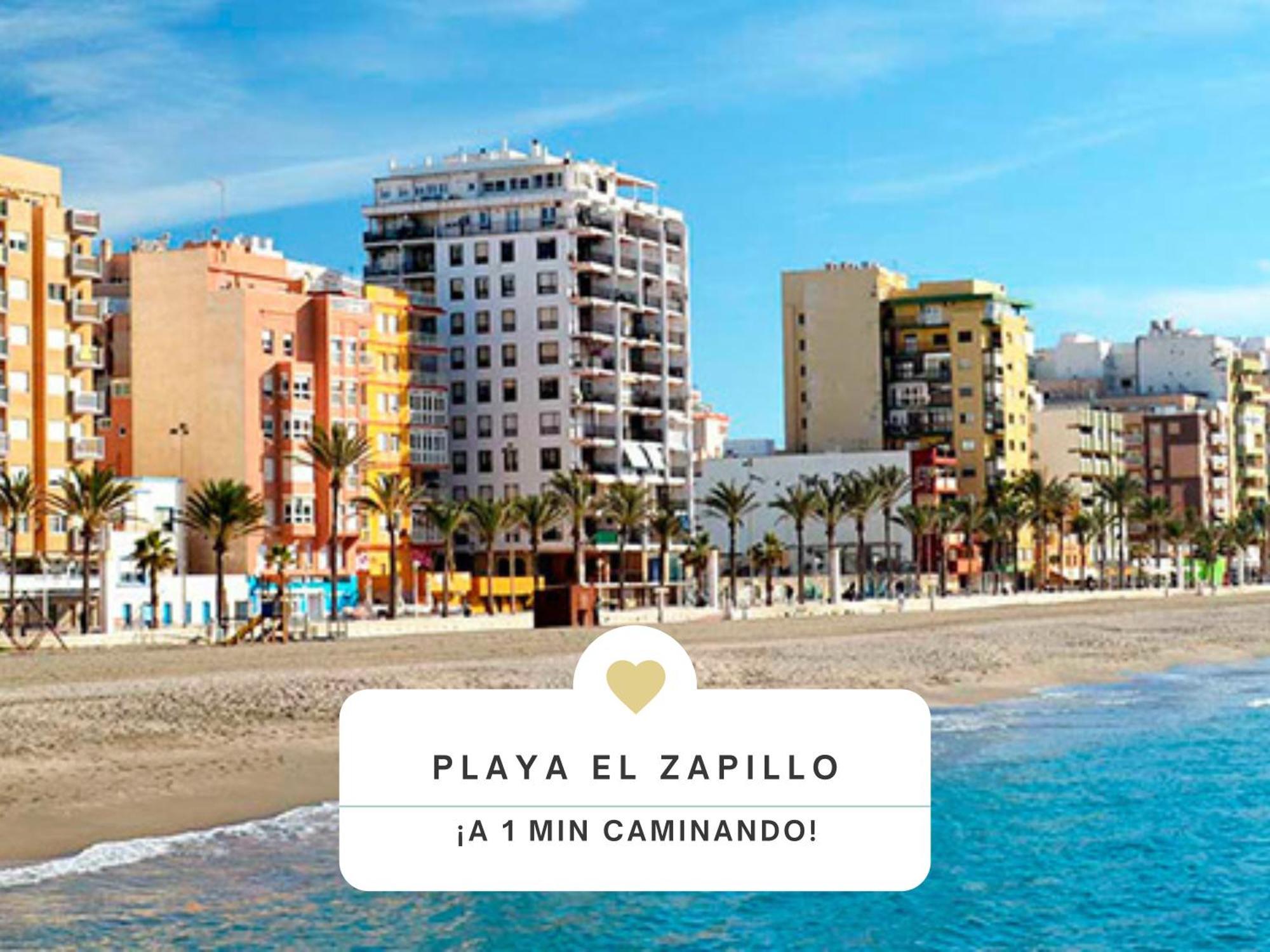 Acogedor Apartamento A 30 Metros De La Playa - Wifi - Smarttv Almería Esterno foto
