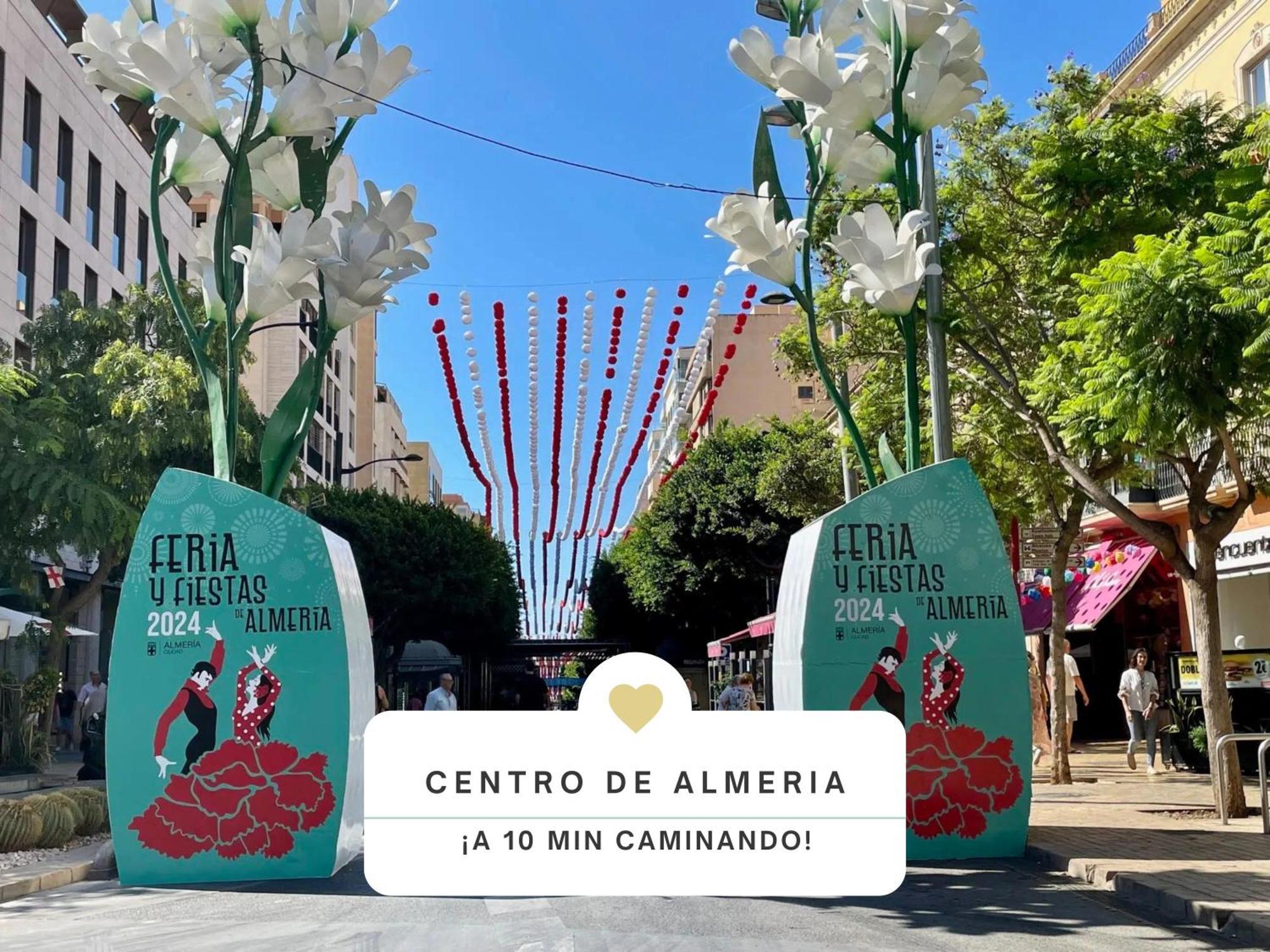 Acogedor Apartamento A 30 Metros De La Playa - Wifi - Smarttv Almería Esterno foto